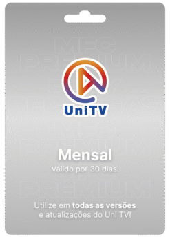 Gift Card UNITV- Mensal